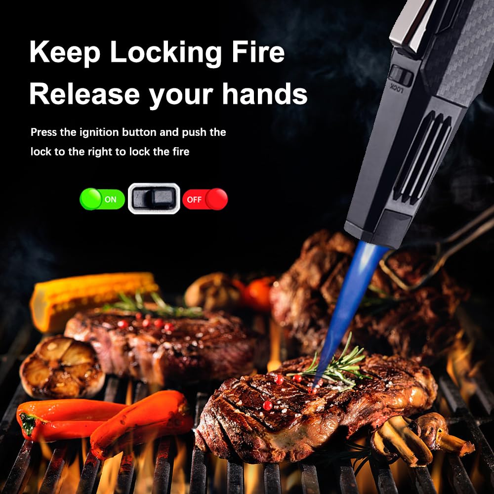 JETPRO piezo ignition enables quick starts for grilling, baking, and DIY projects.