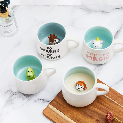 Jeuhoue Unicorn mug with gift-ready packaging perfect for a surprise present.