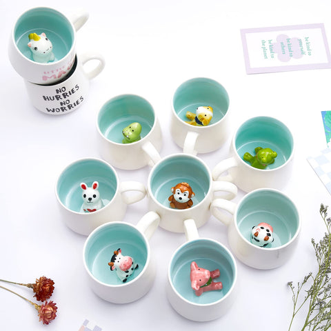 Jeuhoue Unicorn mug features hand-colored plant pigments for eco-friendly detail.