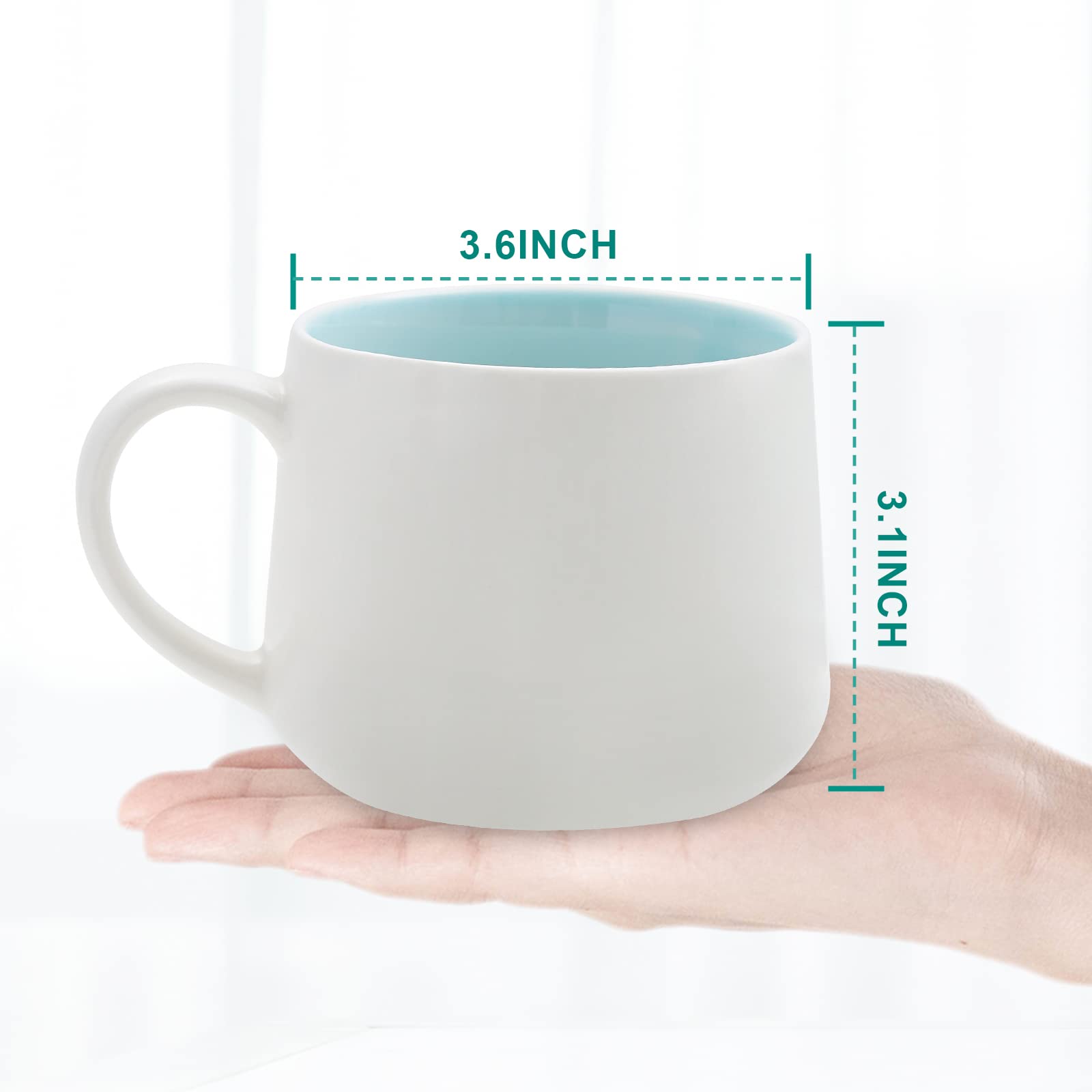 Jeuhoue Unicorn mug hidden 3D animal at bottom adds a playful surprise.