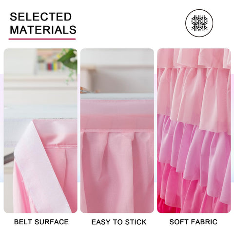 Jevix gradient pink tutu adds romantic color gradient to dessert tables