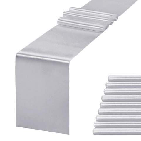 Jevix satin table runner pack for elegant banquet table setup