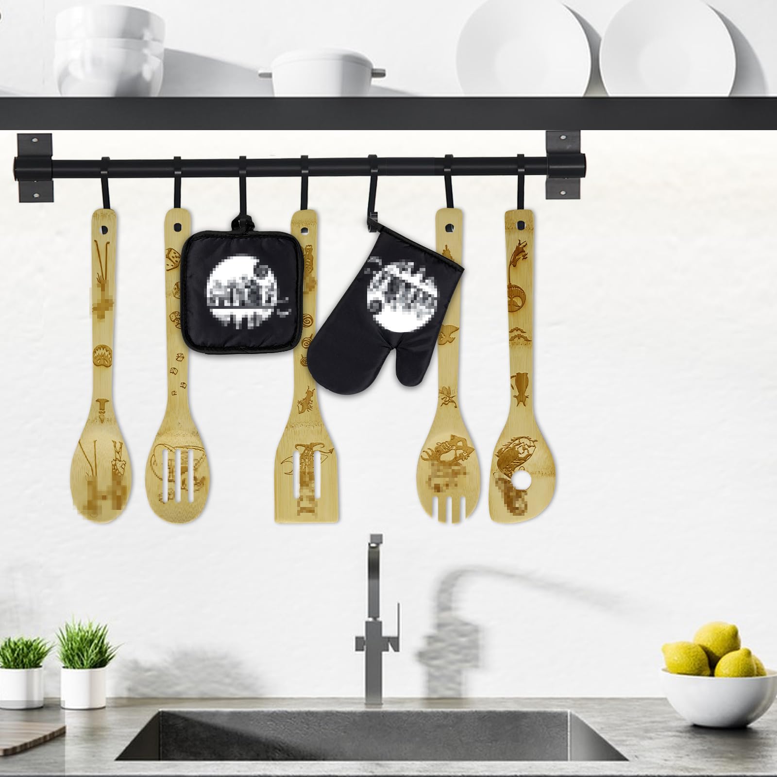Jewelvwatchro potholder providing protective grip during hot dish handling.