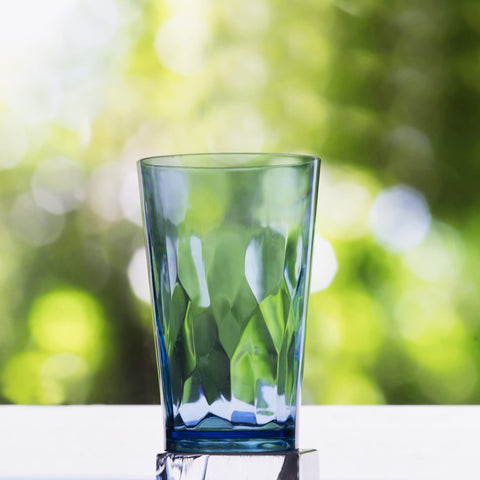 JGIRL stackable plastic glasses space-saving storage.
