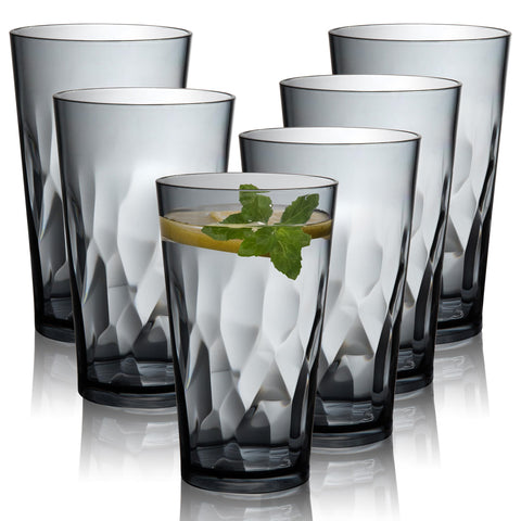 JGIRL unbreakable glasses 6-pack for daily use and entertaining.