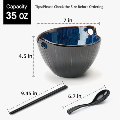 JH JIEMEI HOME dishwasher-safe ramen bowl for easy cleanup