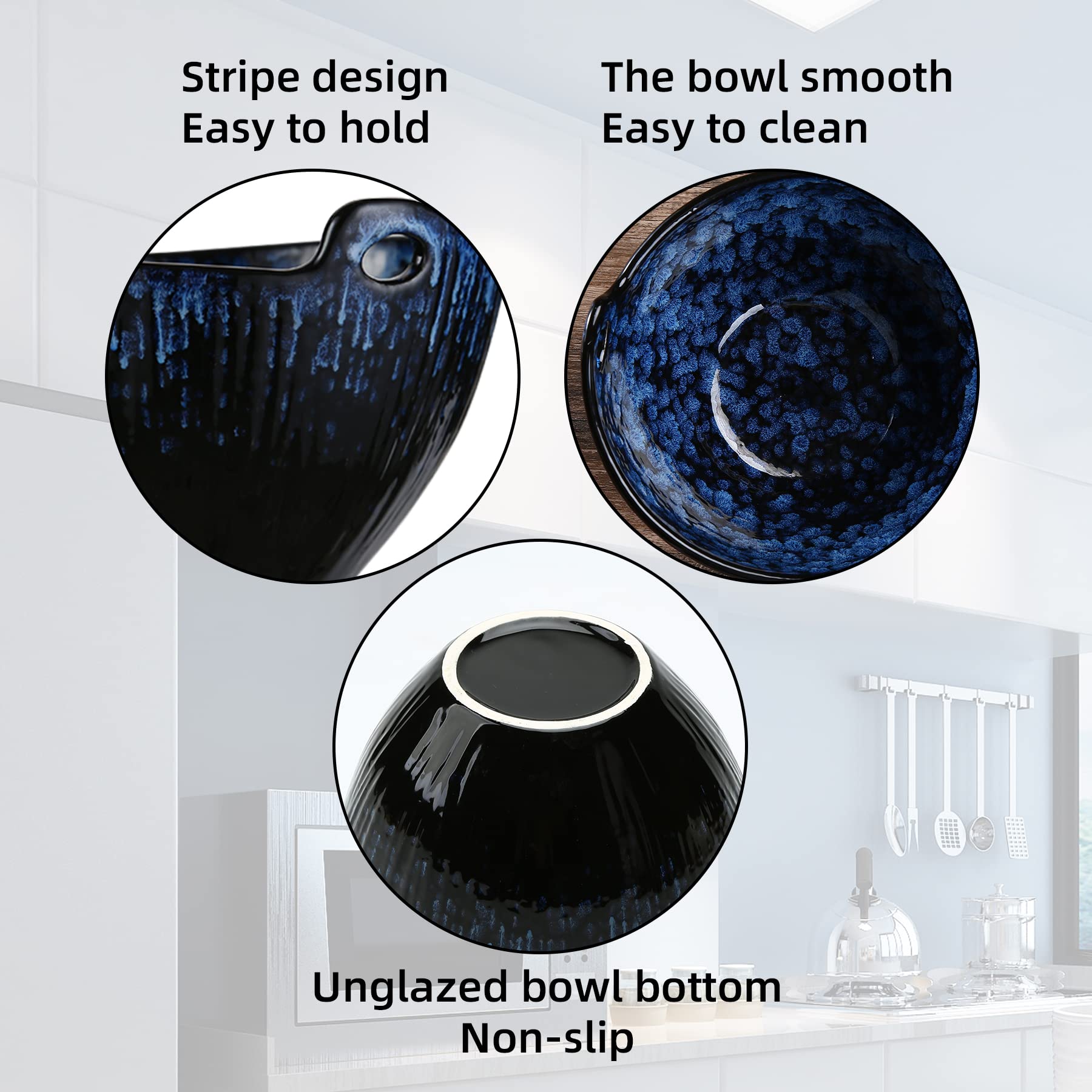 Dishwasher-safe ramen bowls ready for easy cleanup by JH JIEMEI HOME