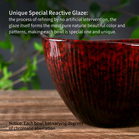 JH JIEMEI HOME elegant red glaze and smooth curves enhance table presentation