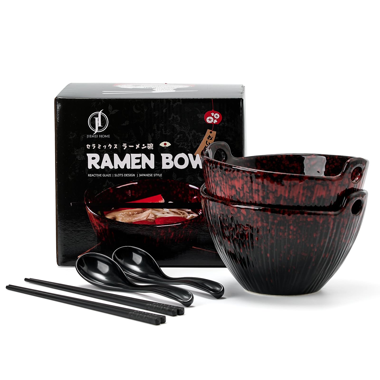 JH JIEMEI HOME ramen bowls ideal for everyday meals or entertaining guests