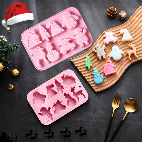 JHYlilia snowflake mold creates delicate chocolate shapes.
