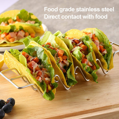 JIBOLAT dishwasher safe taco holders simplify cleanup after entertaining