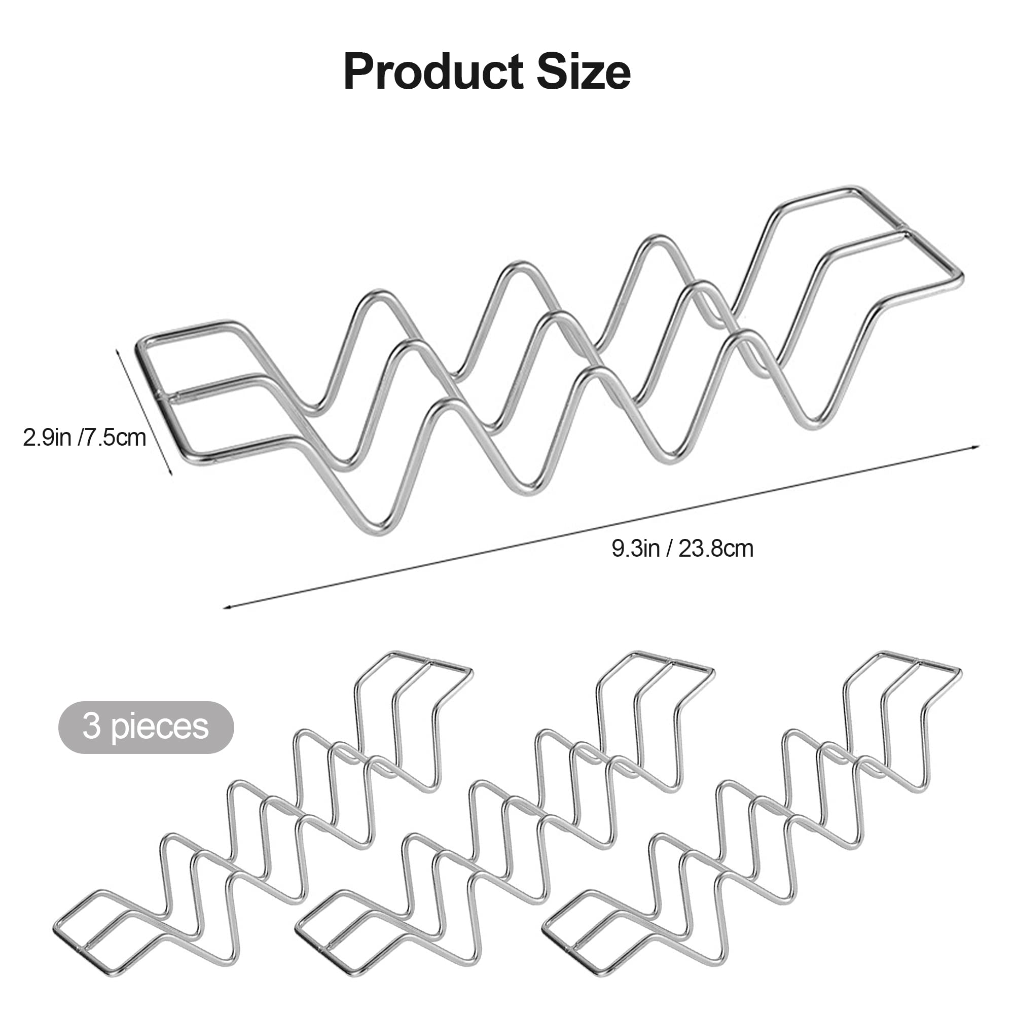 JIBOLAT gap design holder helps crisp shells when warmed in oven
