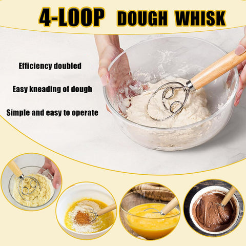Jierjiaas dough scraper helps cleanly divide and handle dough.