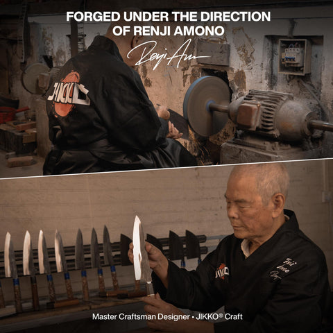Razor-sharp 15-degree edge enables clean, efficient slicing