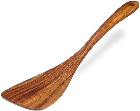 Jilla-hla spatula in acacia wood with 12-inch length for durable everyday cooking