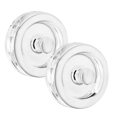 Jillmo easy-grip fermentation weight fits 1-gallon jars for steady fermentation.