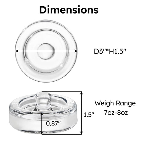 Jillmo handle design fermentation weight is easy to remove even with wet fingers.