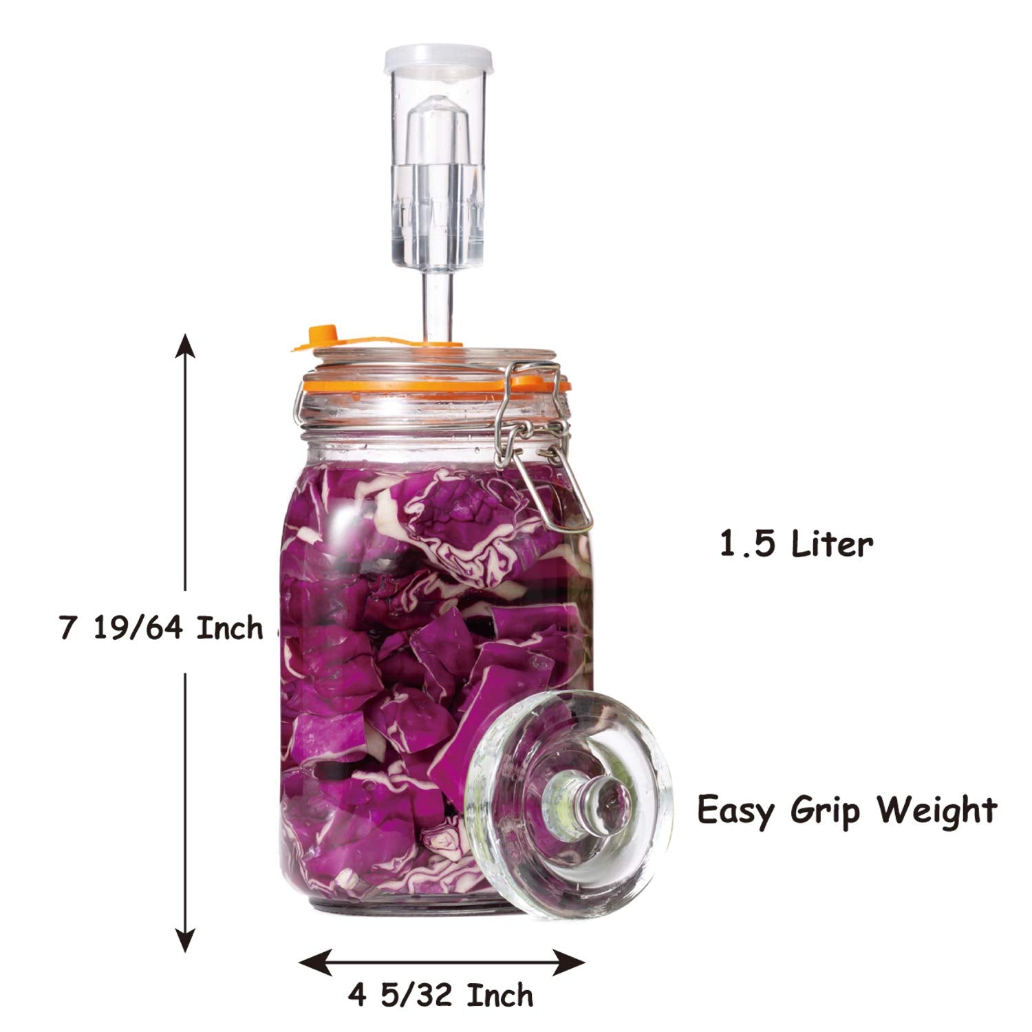 JILLMO fermentation weights to keep contents submerged during fermentation