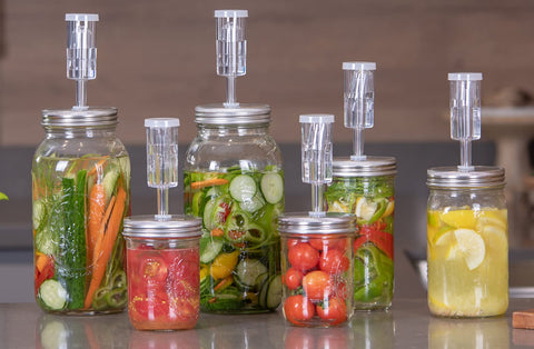 Jillmo kimchi fermentation setup ready for crisp batches.