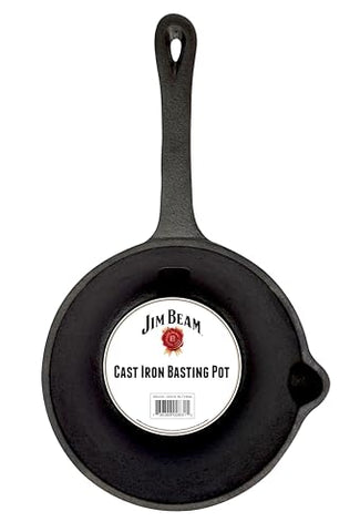 Jim Beam JB0204 on stovetop for melting butter with even heat distribution.