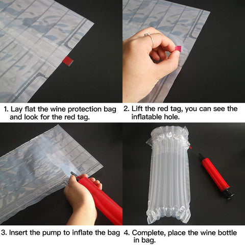 JIMEI seven independent columns protect glass bottles even if one column is punctured