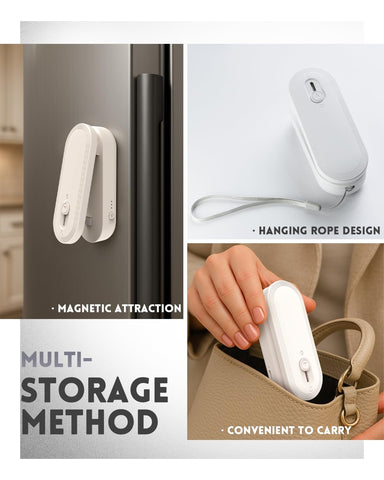 JIMEZON magnetic and hanging storage for easy kitchen access.