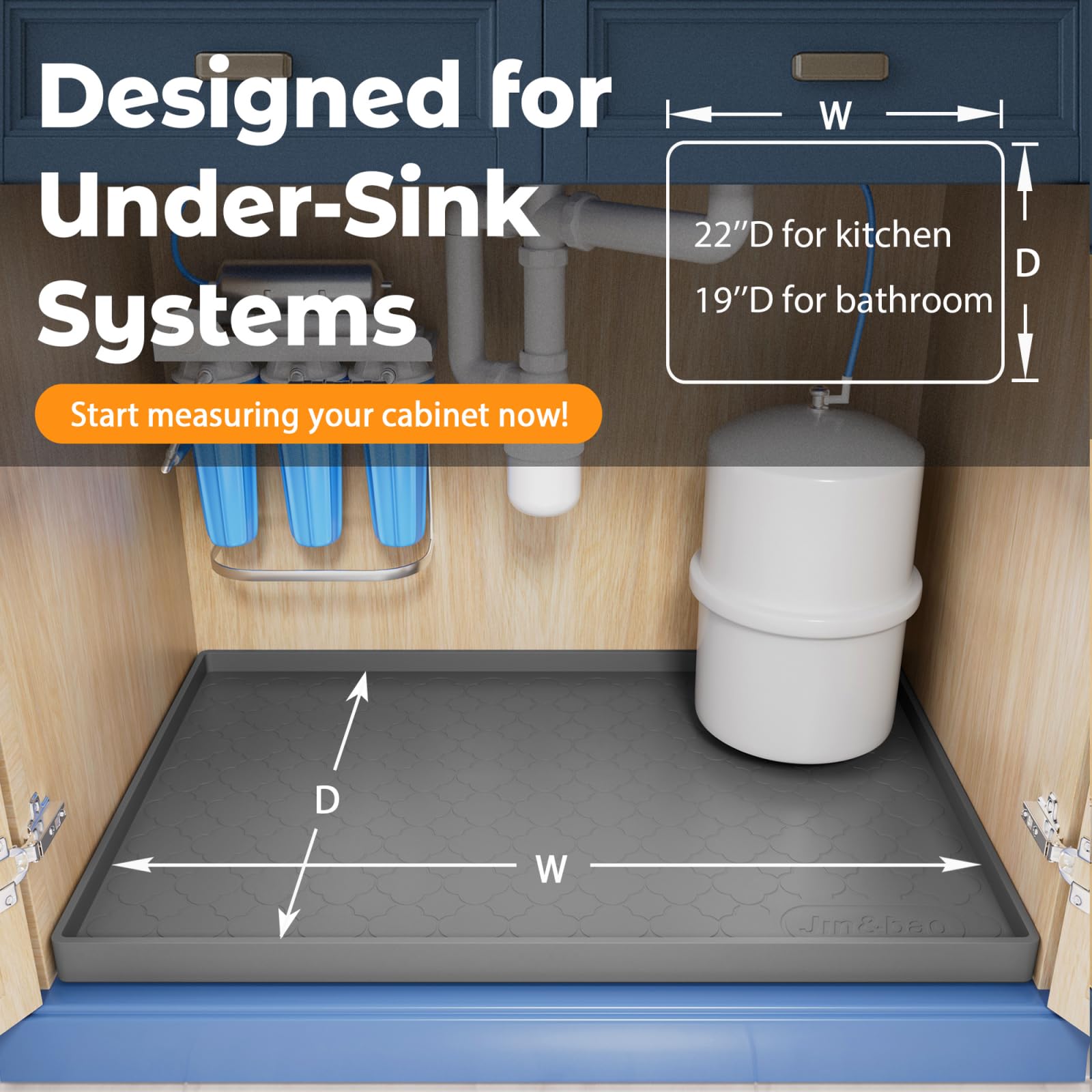 Jin&Bao dishwasher-safe liner is easy to remove and maintain