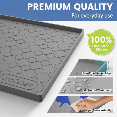 Jin&Bao silicone mat durability guards shelves from spills