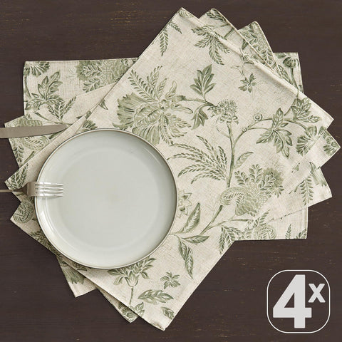 Pairing Jinchan placemats with white dinnerware for a fresh look