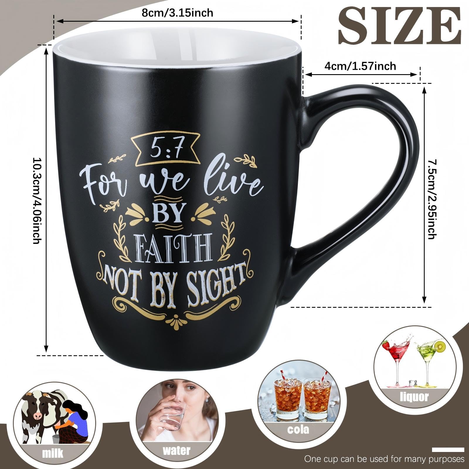 Jinei mugs side-angled view highlights sturdy stoneware and comfortable grip.