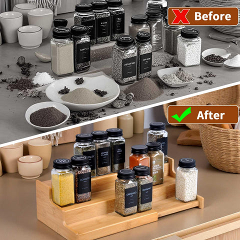 JinDoWin versatile pantry organizer helps group cans efficiently.