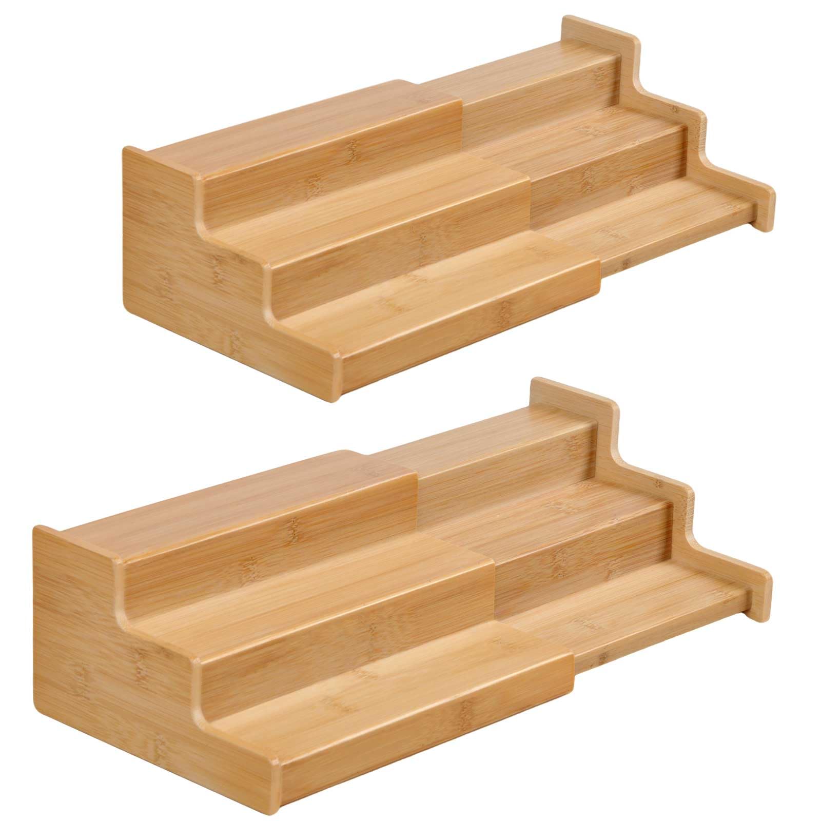 JinDoWin spice rack for cabinet with adjustable shelves offering easy access.