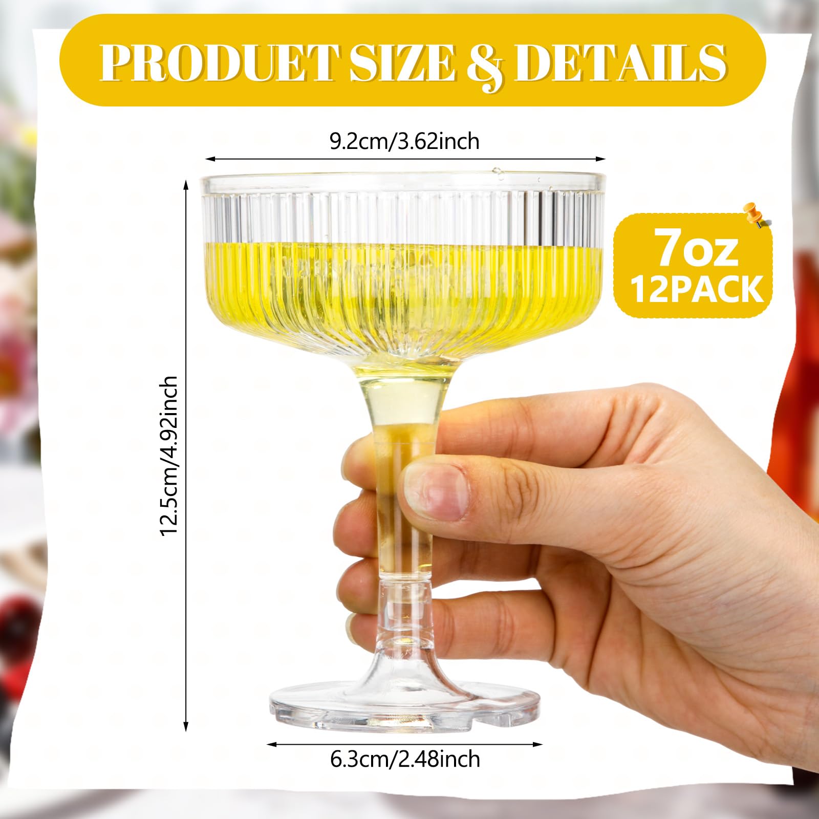 Jingmore disposable plastic cocktail cup clear and sturdy for events