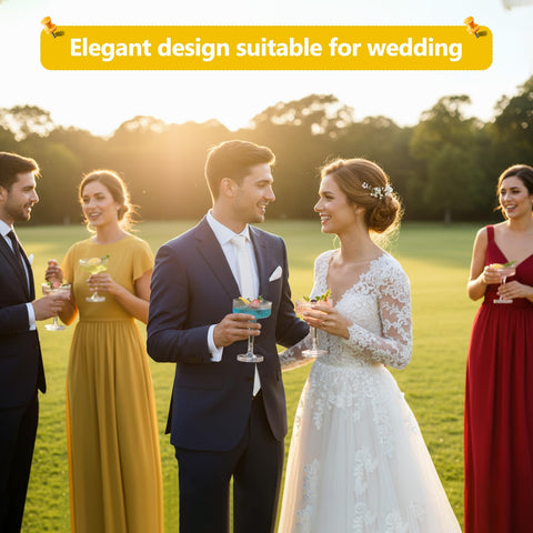 Jingmore durable plastic martini glasses offer chic disposable service