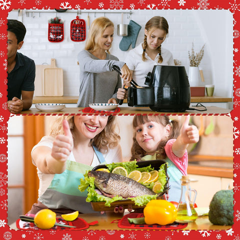 Jingmore pot holder with pocket doubles as a practical oven mitt for quick transfers.