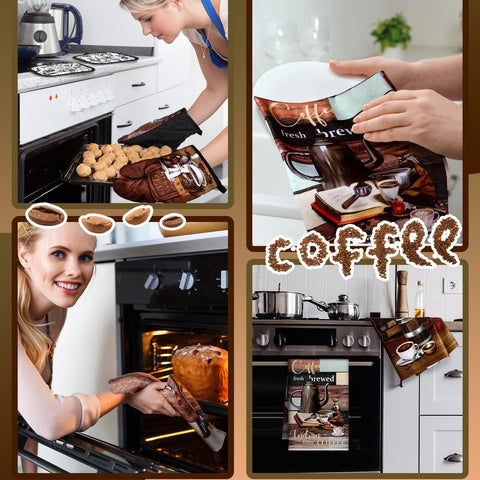 Jingmore pot holders insulated for safer, comfortable cooking.