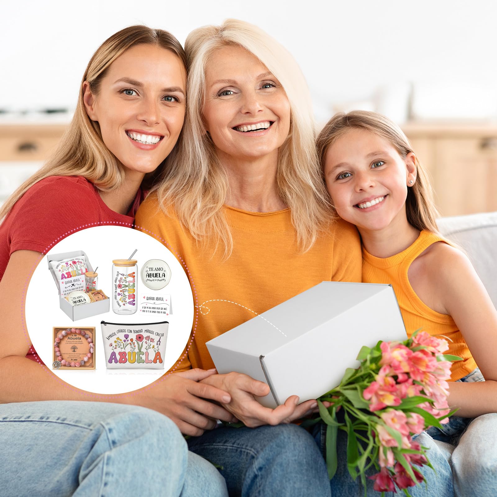 Jingmore 'Dear Grandma' cards for heartfelt Spanish messages