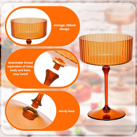 Jingmore stackable detachable glasses save space after events.