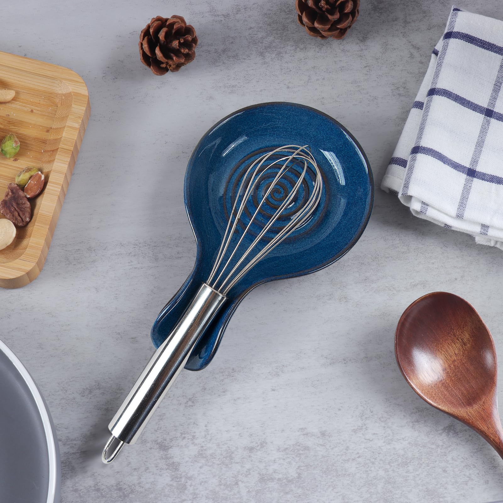 JINIHFW spoon rest is dishwasher-safe for easy cleaning.