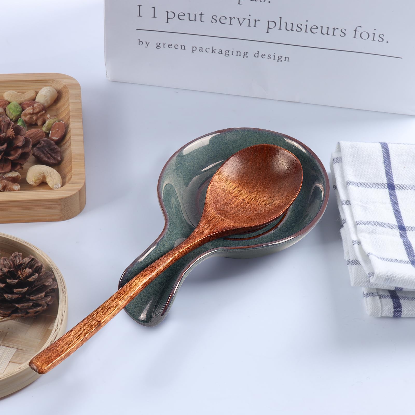 JINIHFW spoon rest is dishwasher-safe for easy cleanup after cooking.