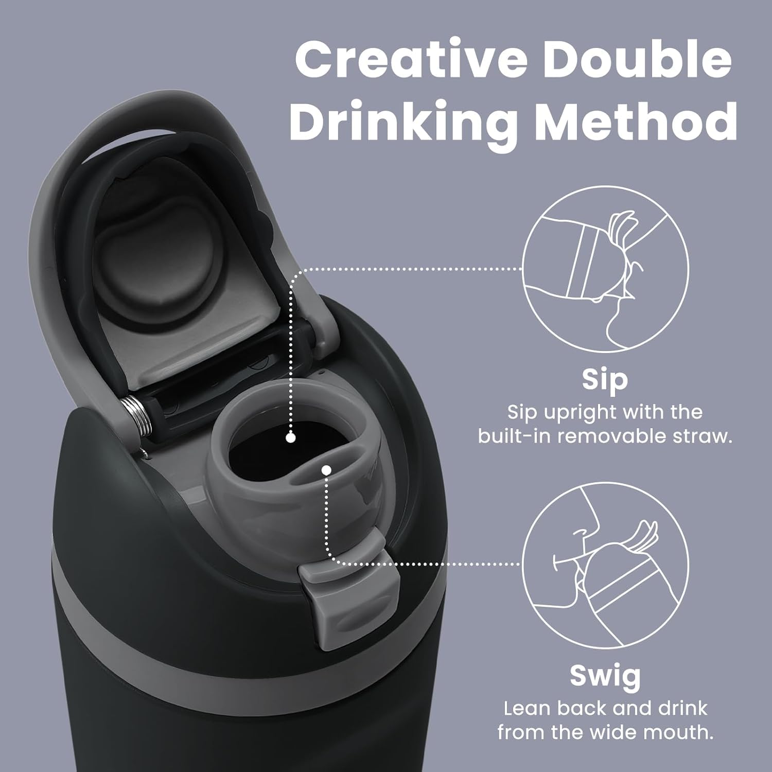 JINLING 24oz light pink bottle adds a stylish hydration option.