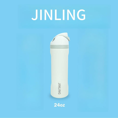 JINLING bottle includes stickers for personalization during commutes.