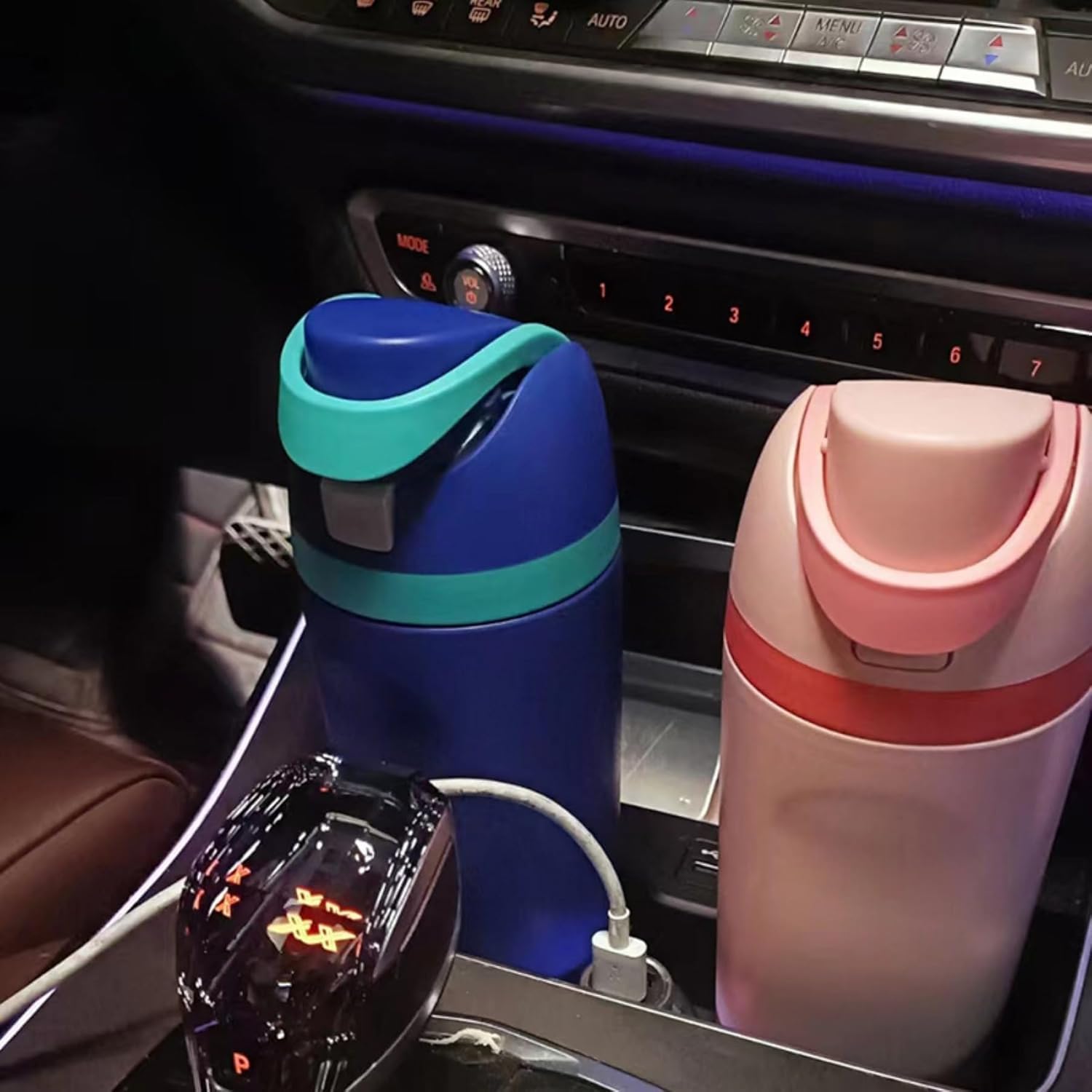 JINLING travel-ready bottle fits bags and cup holders.