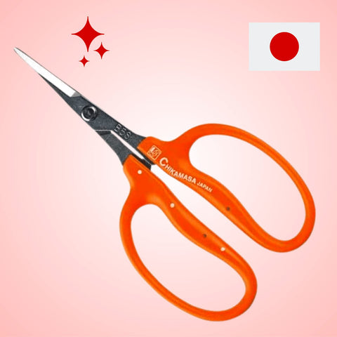 Jinzheng Chikamasa B-500SL rounded blade edge helps prevent harvest scratches