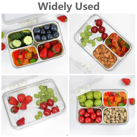 JINZORE Snackle Box transparent tray offers quick visibility of snacks