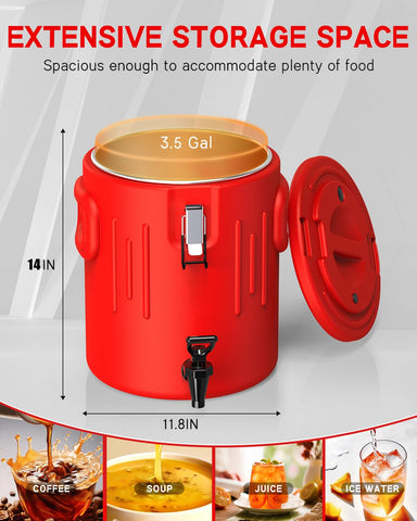 JIVGDN portable beverage cooler ideal for parties and picnics