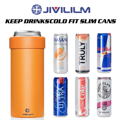 JIVILILM 12oz slim can compatibility with White Claw example.