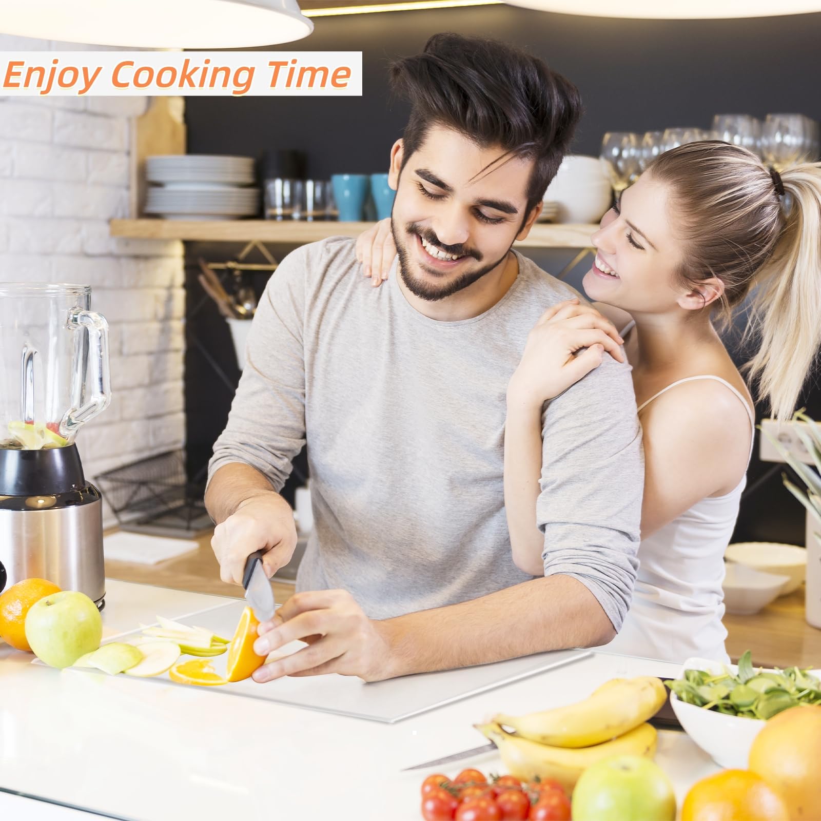 JJL kitchen surface protects counters and cleans up easily.