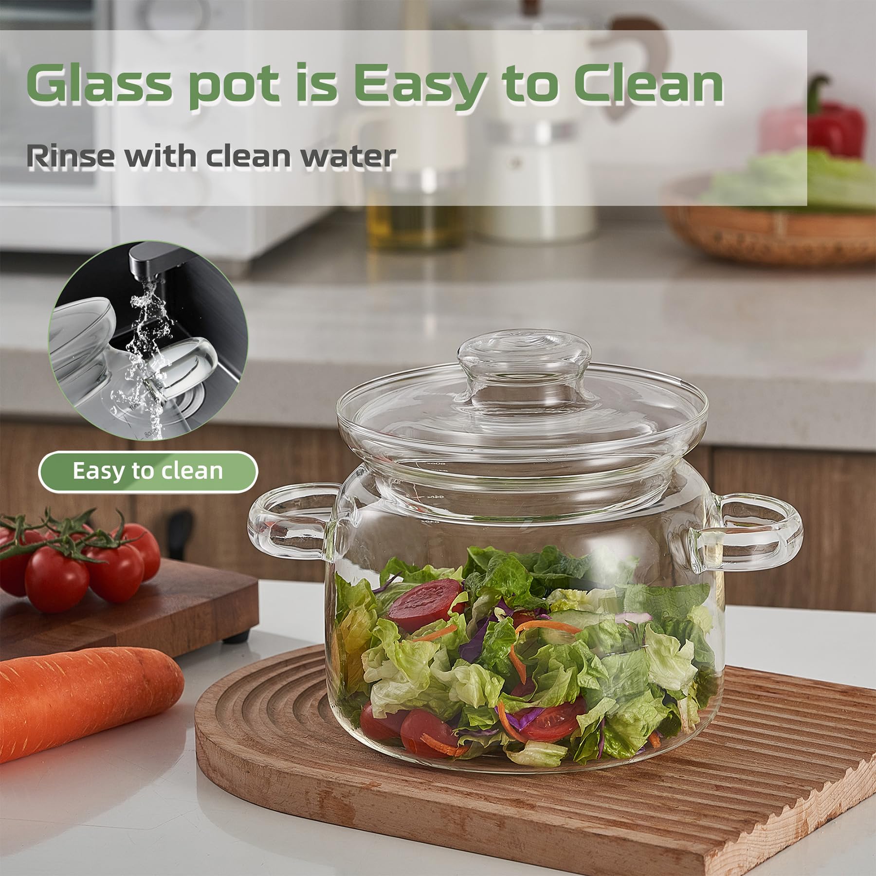 jjojcll fridge-safe and stovetop-safe design supports versatile use
