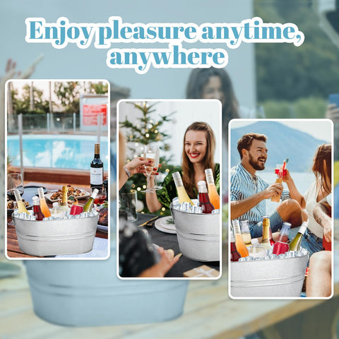 JJXUANER outdoor party setup with a durable beverage tub
